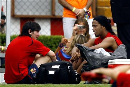 MESSI ET RONALDINHO